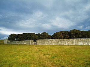 Lambay Castle Wall