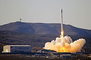 Launch of Falcon 9 carrying CASSIOPE (130929-F-ET475-012)