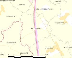Map commune FR insee code 62093