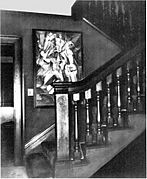 Marcel Duchamp, Nude Descending a Staircase, No. 2, in the Frederick C. Torrey home, c. 1913