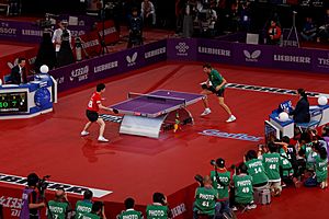 Size of olympic table on sale tennis table