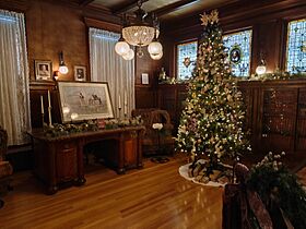 Moss Mansion, Library, 2025