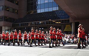 Mounties at the Calgary Stampede Parade 2011