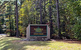 Natchez State Park Entrance Sign.JPG