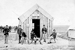 Officers at Fort Wallace