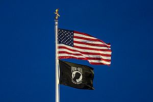 POW MIA Flag Flies Atop the White House (49049278497)