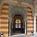 Palacio de Orléans y Borbón (Sanlúcar de Barrameda). Entrada