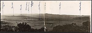 Panorama of the site for Canberra taken from Mt. Ainslie, 1910s