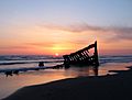 Peter iredale sunset edited1