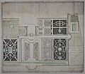 Plan du château et des jardins de Clagny dessiné par Maraine XVIIe siècle