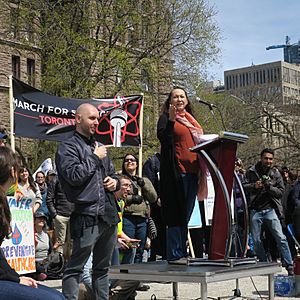 Professor Dawn Martin-Hill at the Toronto March for Science 2017.jpg