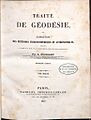 Puissant, Louis – Traité de géodésie, 1842 – BEIC 583789