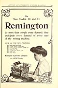Remington Typewriter Company - New Models 10 and 11, 1909