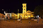 The plaza in front of St Lazarus Church in Larnaca