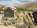 Santa Catarina Springs plaque
