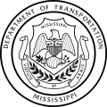 Seal of the Mississippi Department of Transportation