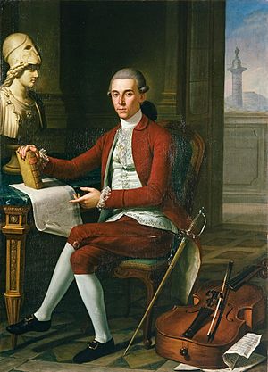 Sir James Bland Burges (Sir James Bland Lamb, 1st Baronet, 1752-1824) by Pietro Labruzzi, 1774