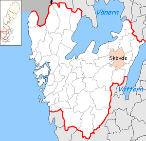 Skövde Municipality in Västra Götaland County.png