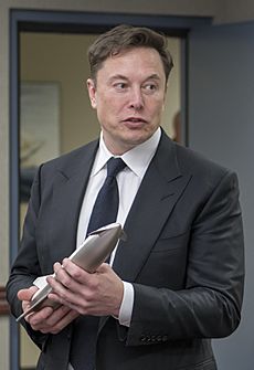 SpaceX CEO Elon Musk visits N&NC and AFSPC (190416-F-ZZ999-006) (cropped)