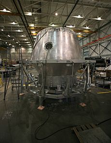 SpaceX factory Dragon capsule