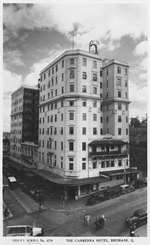 StateLibQld 1 204656 Canberra Hotel, Brisbane, ca. 1939
