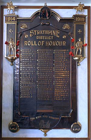 Strathpine Honour Board in RSL club at Kallangur, Queensland.jpg