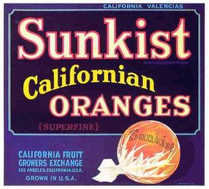 Sunkist Californian Oranges ol344