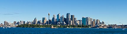 Sydney skyline and harbour