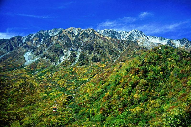 Tateyama from Kurobedaira 1994-10-9