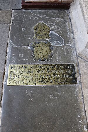 Tomb of Bishop Arthur Lake in Wells Cathedral