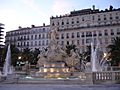 Toulon place de la liberté-fontaine