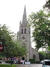 Tower of St John's church - geograph.org.uk - 3075447