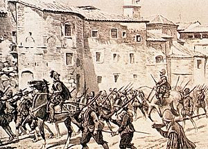 Tropas castellanas se apoderan de Zaragoza en 1591