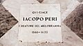 Tumba Jacopo Peri (Santa Maria Novella, Firenze). Foto - José Antonio Bielsa Arbiol (2015)