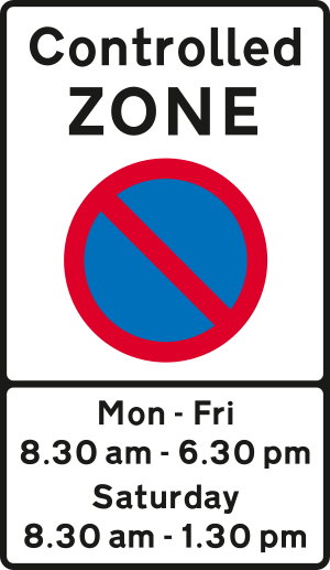 UK traffic sign 663
