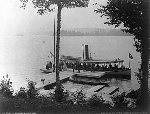 Under the hemlocks - Raquette Lake - 1888 - Stoddard