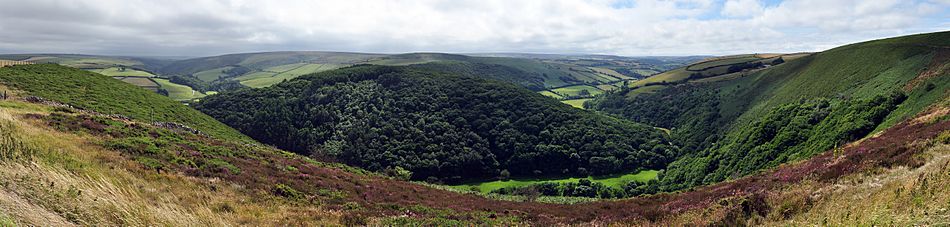 View from County Gate, Exmoor