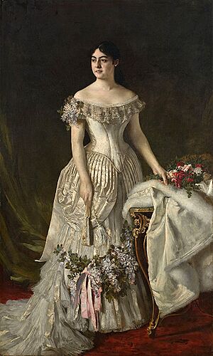 Vlaho Bukovac - Queen Natalija Obrenovic