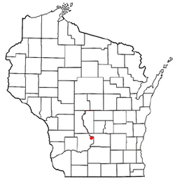 Location of Fairfield, Wisconsin