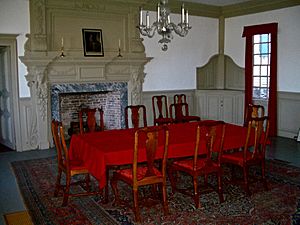 Wentworth-Coolidge Mansion, Portsmouth, New Hampshire, USA, council room