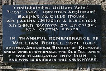 William Bedell plaque, Kilmore, County Cavan