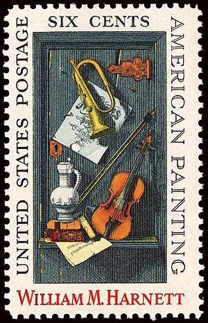 William M Harnett stamp 10c 1969 issue