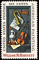 William M Harnett stamp 10c 1969 issue