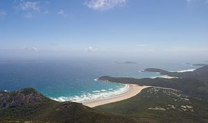 Wilson's Promontory - Tidal River from Mt Oberon - Dec 2004
