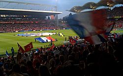 5 juin 2009, stade Gerland à Lyon. France - Turquie (1-0)