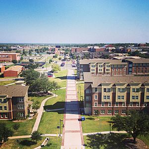 View of the Texas A&M University–Commerce campus