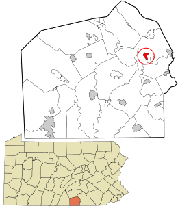 Location in Adams County and the U.S. state of Pennsylvania.