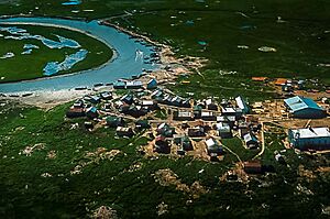 Aerial - Hooper Bay, Alaska 1968