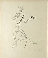 Albert Gleizes, 1915-16, Esquisse pour le portrait de Jean Cocteau