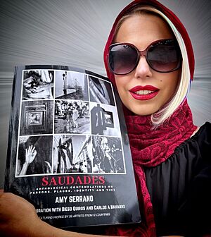 Amy Serrano, Author of Book Saudades